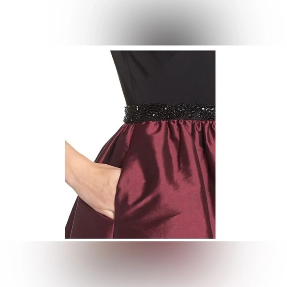 Aidan Mattox Embillished Jersey Taffeta Ballgown Holiday Party NWT Size 6 - Picture 3 of 16